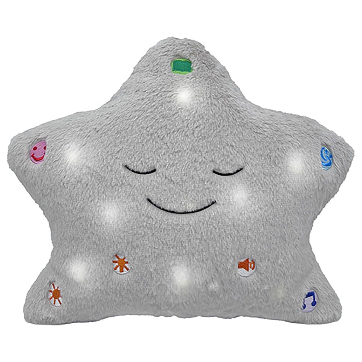 Desi Doll My Dua’ Pillow – Islamic Light & Sound Plush Star | Hear Ayatul Kursi, Three Quls & Bedtime Duas | Soothing Glow, Lullaby Nasheed, Super Soft Cuddly Pillow for Kids Ages 3+