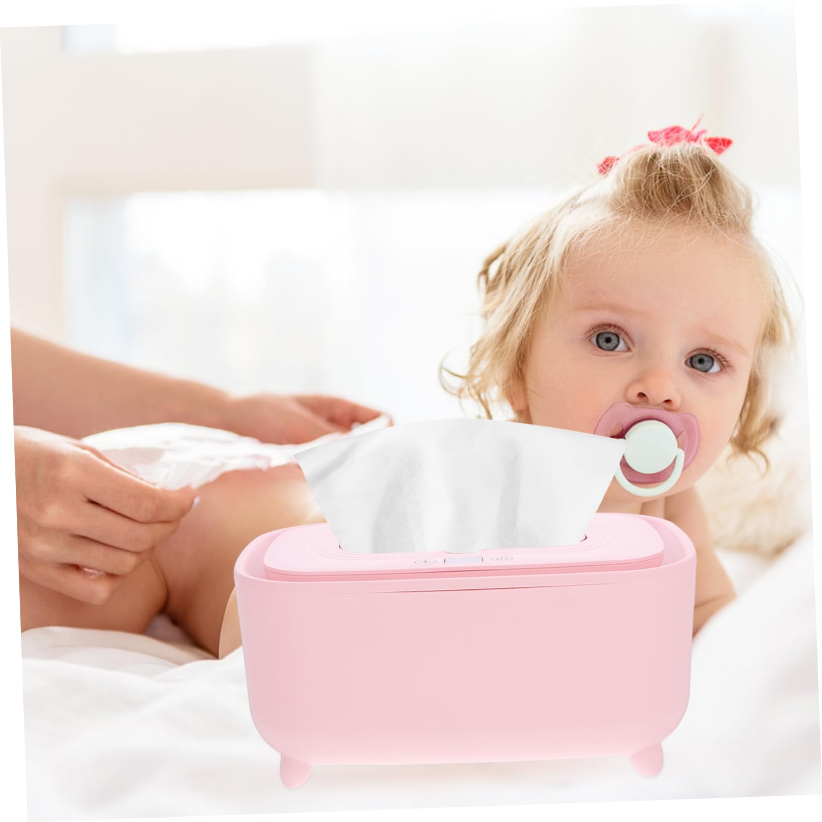 Abaodam Chauffe-lingettes pour Distributeur Portable USB Chauffe-lingettes de Voyage pour Bébés