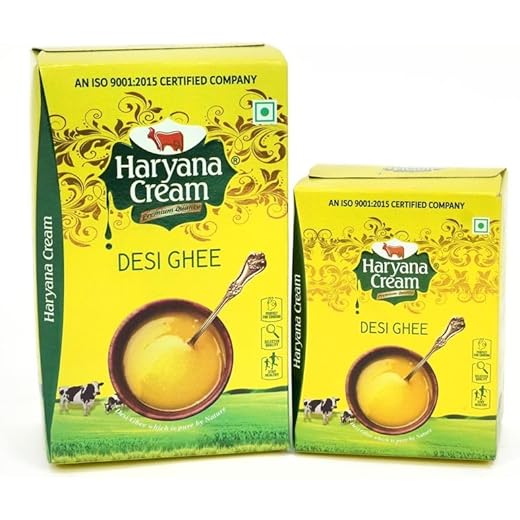 HARYANACREAM Pure Desi Cow Ghee For Better Digestion And Imm