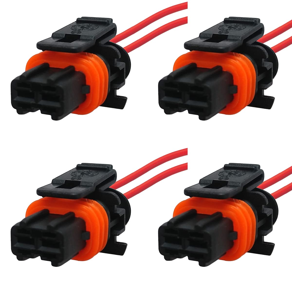 coche para conector - inyectores diesel - bosch djb7026y-3.5-21 without border (4 x female) con cable 1928404072, 1 928 404 072, 1928403137, 1 928 403 137, 4668588