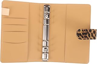 Ciieeo Caderno Bloco De Notas De Scrapbook Nota Manual Conta De Dinheiro Fichário Planejador Fichário Memória Diário Imitação De Couro A6 O Álbum Estampa De