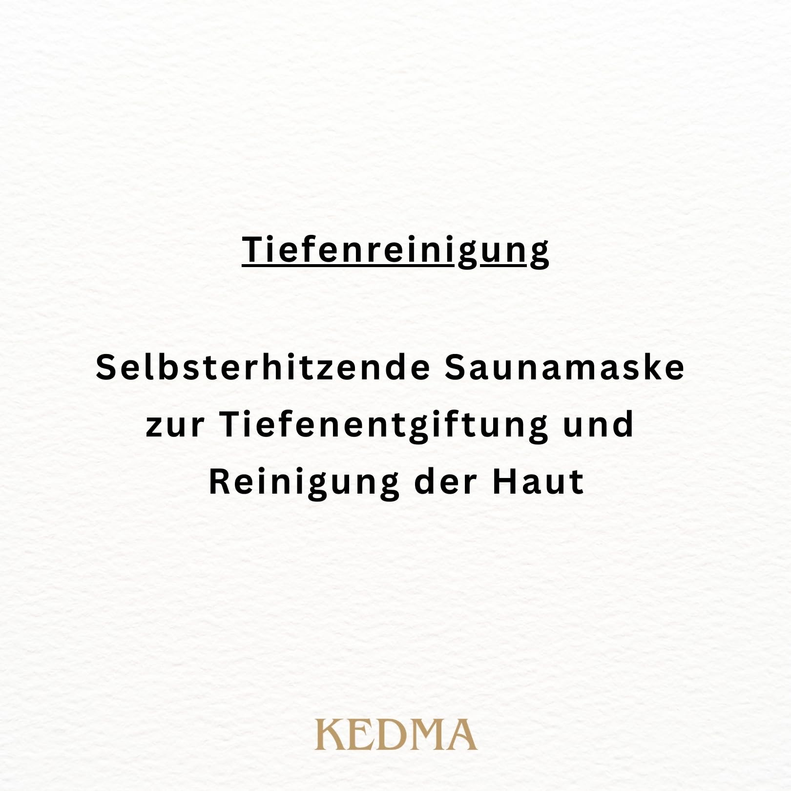 Kedma - Royalty Gesichtspflege-Set - Sauna-Maske, Aktives Serum, Straffende Creme - 3 Produkte