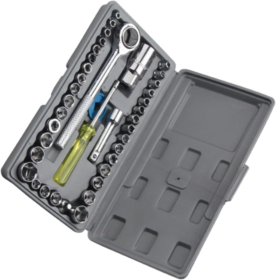 STOBOK 1 Set Socket Wrench Durable Hand Tool Kit for Car and Motorcycle Repair Design for Vehicle Maintenance and Parts Replacement