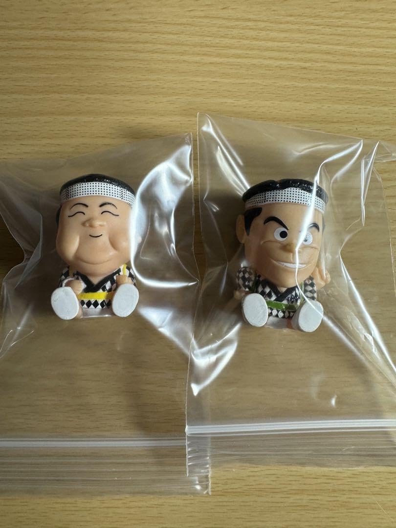 ドリフ 加トちゃん 大きな 貯金箱 ソフビ 高木ブー 指人形3個 全4個