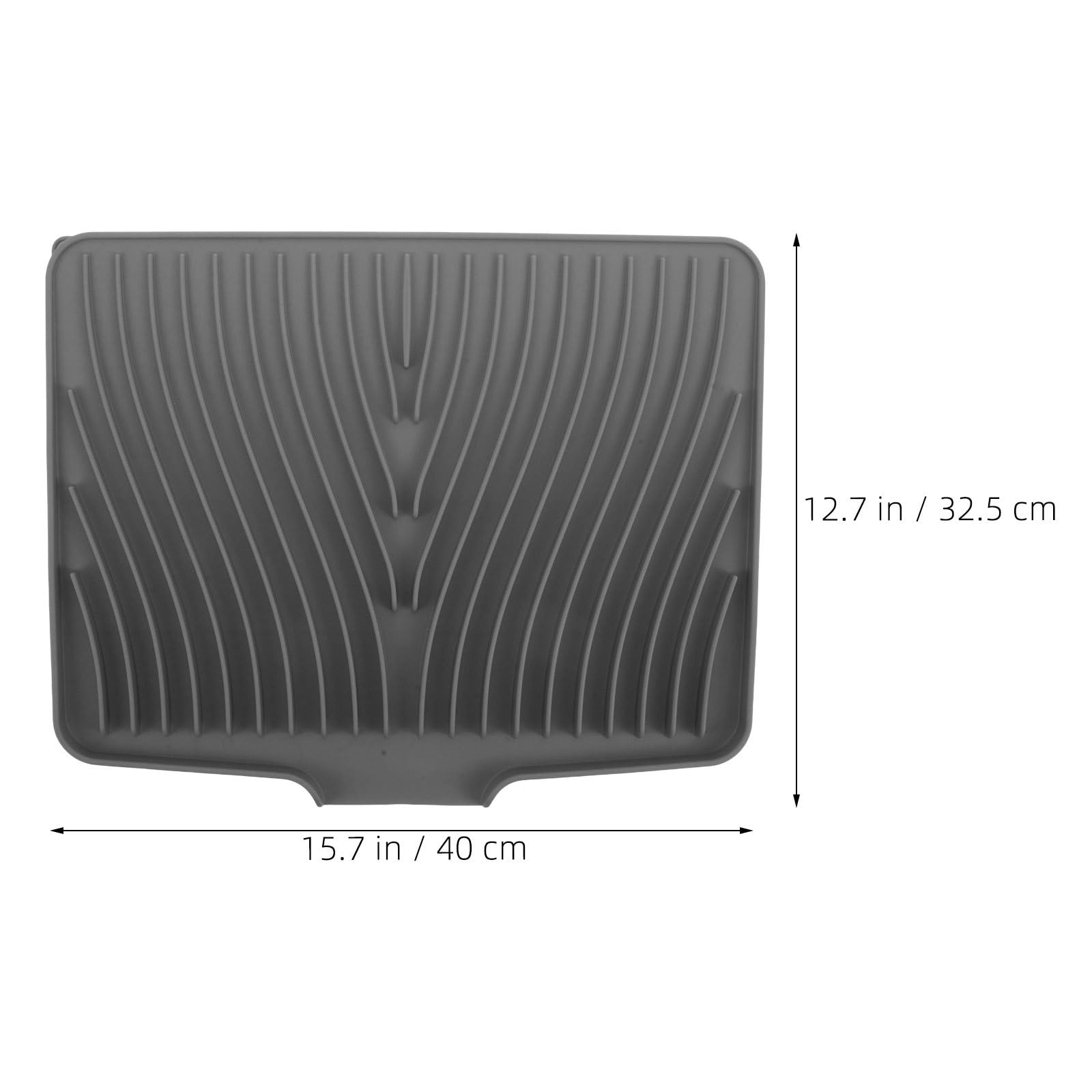 INOOMP 2 tappetini asciugapiatti in silicone per piano cucina, resistenti