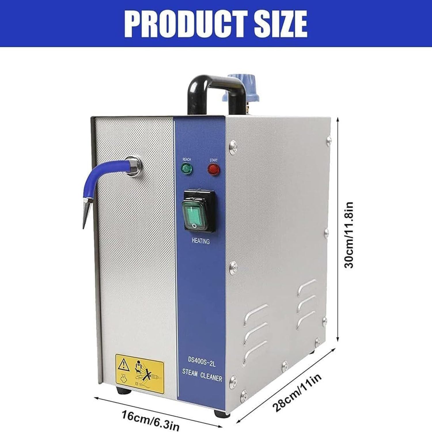 Limpiador De Joyas a Vapor Profesional De 2 L/4 L, para Gemas, Oro, Plata Y Piedras Preciosas, para Monedas, Placas De Circuito Y Herramientas De Laboratorio. 2L