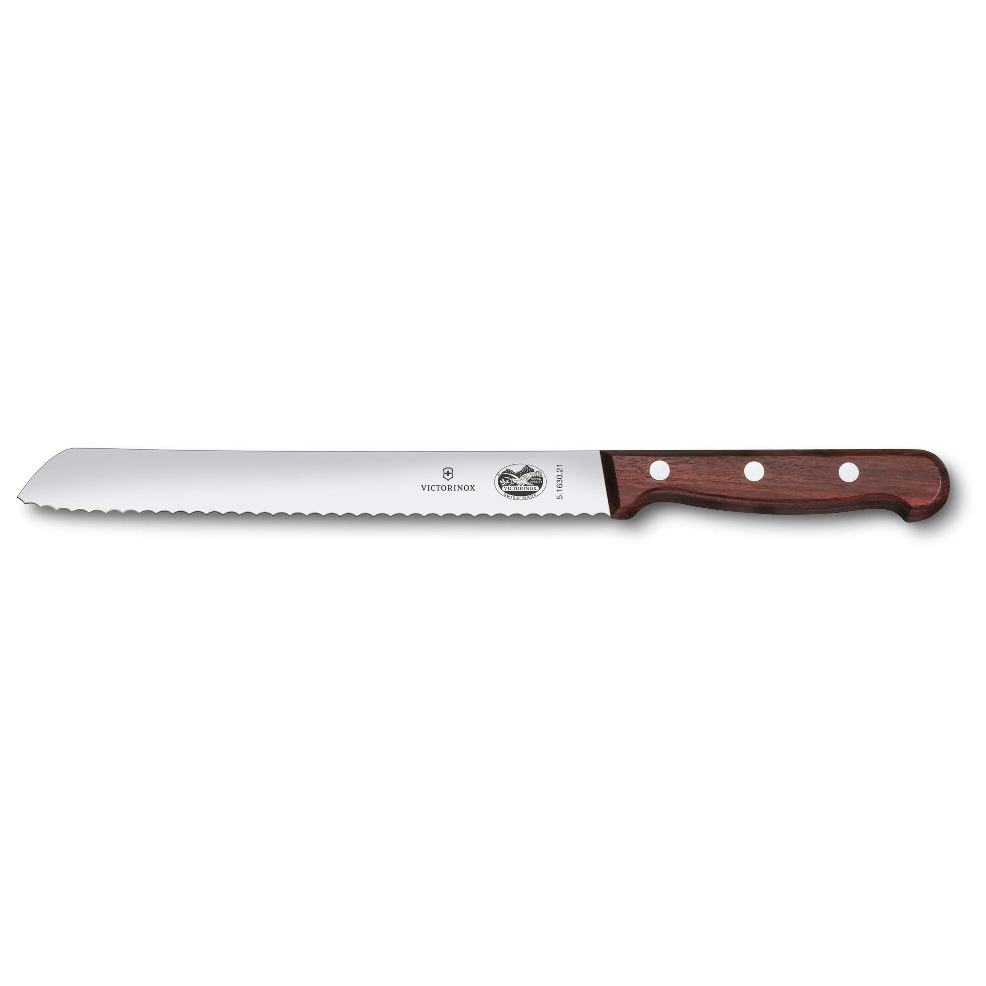 Victorinox Rosewood 8-Inch Bread Knife with Serrated Edge and Sheath