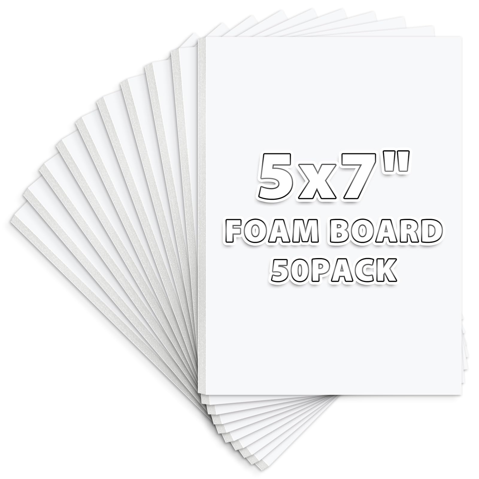 Amazon.com: Golden State Art, Pack of 50, Foam Core Backing Boards