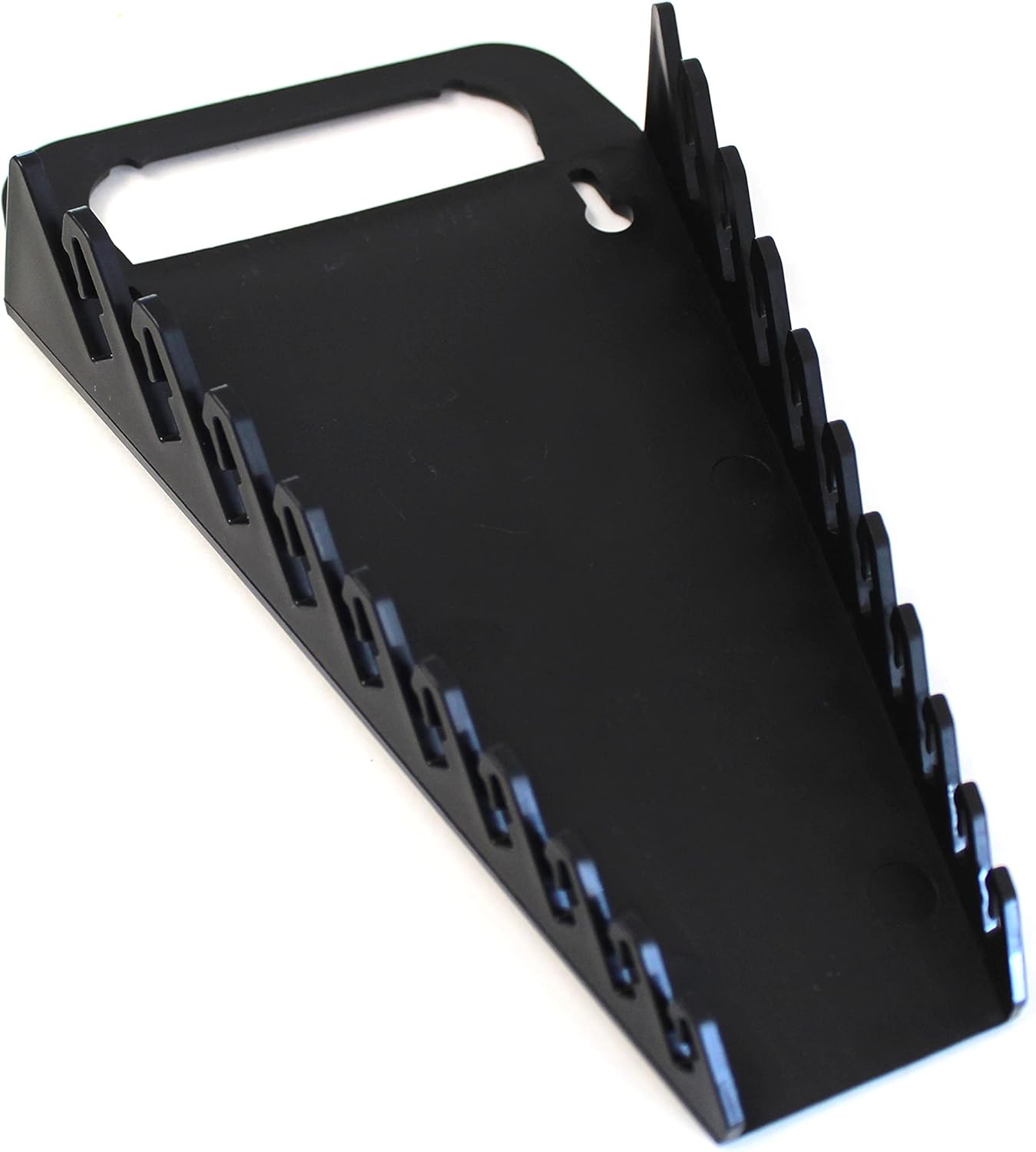 10-Tool Gripper Wrench Organizer Tray Kit - 2 Plastic Portable Gripper Tray Holders (2 Piece Kit, Black & Red)