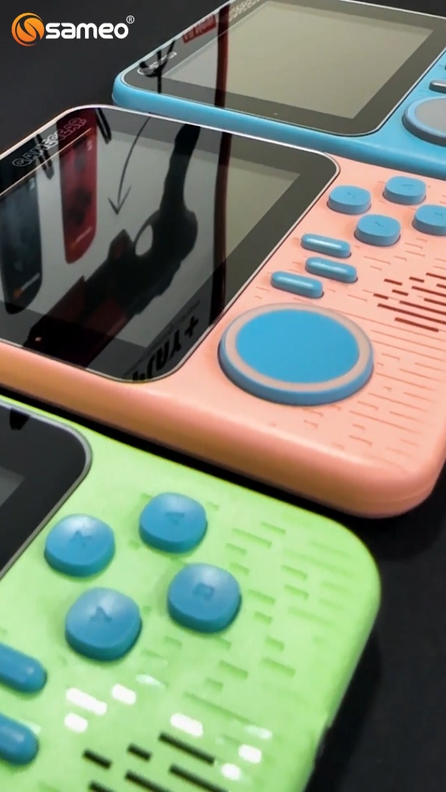 Sanpos’ Fun Lite Gear melty smile Sameo Gamegear Handheld Video Game Console, Retro Mini Game with