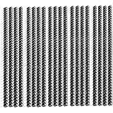 Youmile 20個2.54mmピンヘッダ ラウンドヘッダ 40ピンメスソケットピンヘッダ錫メッキ1x40P 0.1インチ単列ストレートメスピンコネクタ回路基板、IC回路実験DIY用