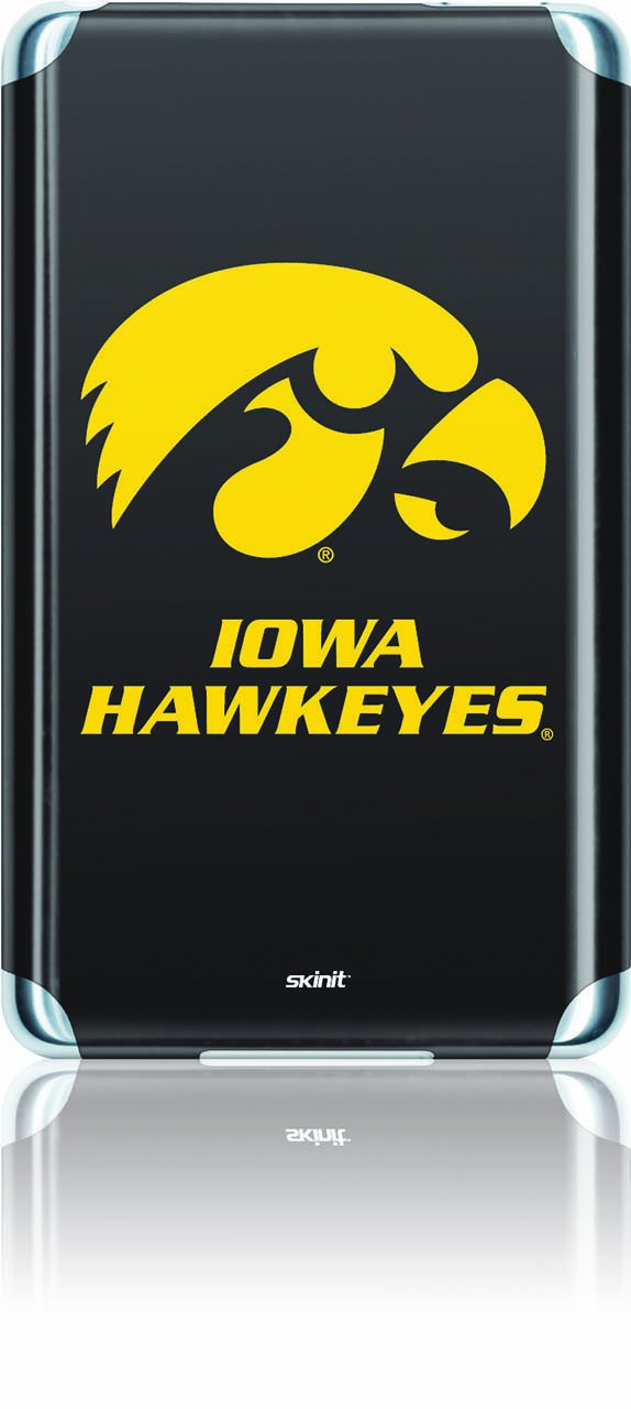 Skinit Decal MP3 Player Skin Compatible with iPod Classic (6th Gen) 80GB - Officially Licensed University of Iowa Iowa Hawkeyes Design