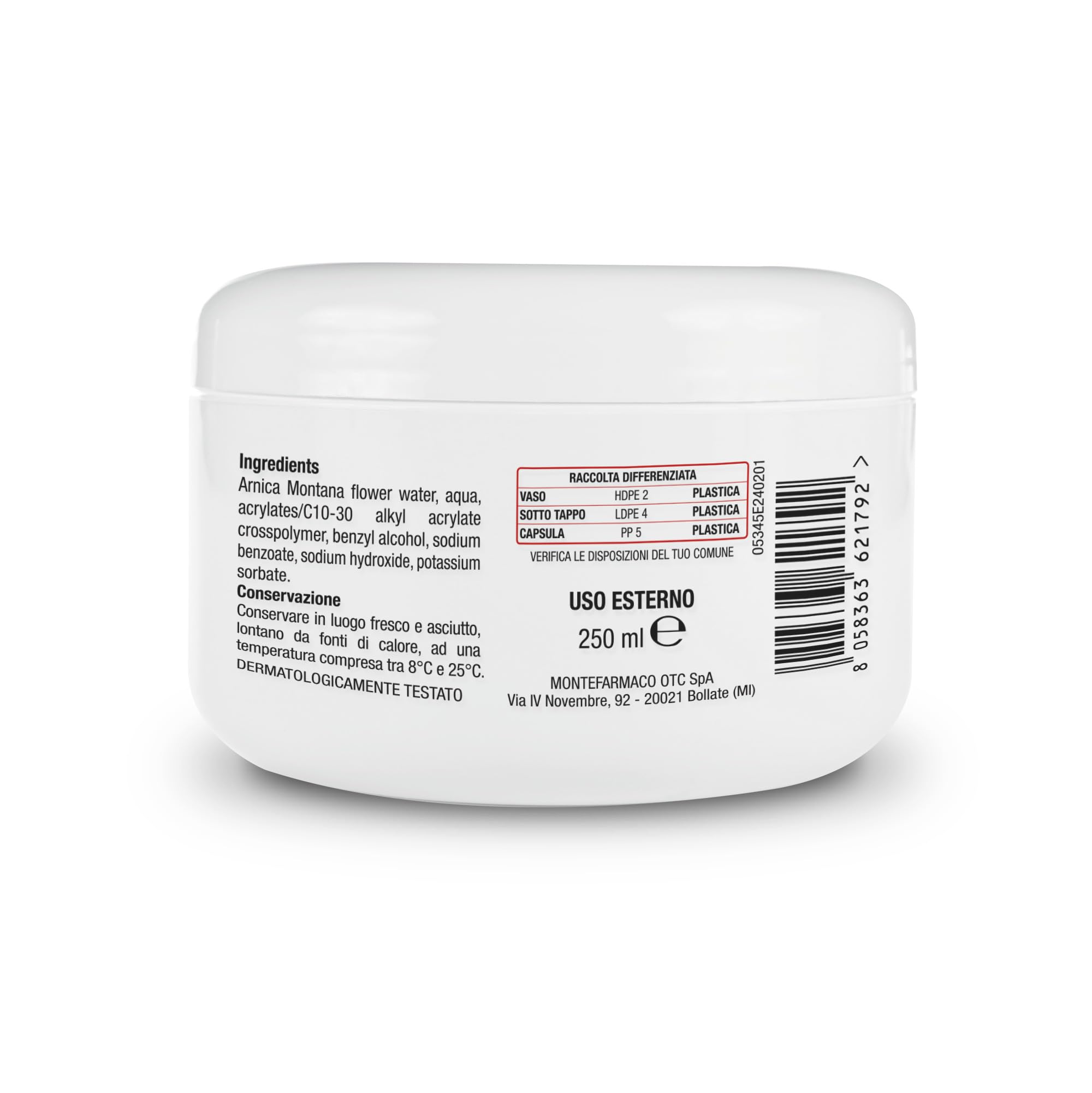Arnica Gel 98%, per Dolori Muscolari e Articolari, Massaggio Sportivo, Massaggio Fisioterapico, Impacchi - Formula Extra Forte, Sollievo dal Dolore, per Tutta la Famiglia (250ml)