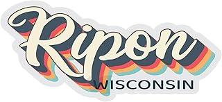 Ripon Wisconsin Souvenir 4-Inch Vinyl Decal Sticker 3D Design 4-Inch|Sticker