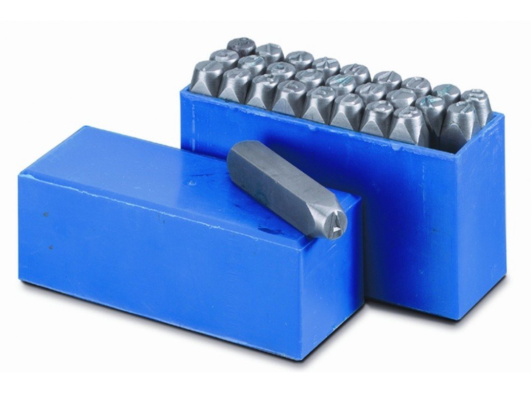 Poinçon à frapper 6 mm alphabet acier gravure lettres sans usure