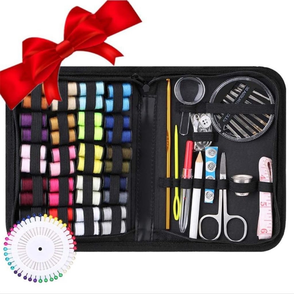 Kit de Costura portátil para el hogar, Caja de Costura Multifuncional, Caja de Almacenamiento, Bolsa de Costura, Suministros de Viaje