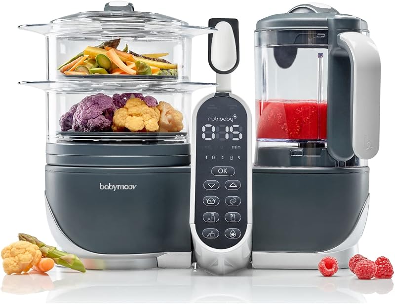 Babymoov Nutribaby Plus 6 az 1-ben gőzölő turmixgép sterilizáló funkcióval