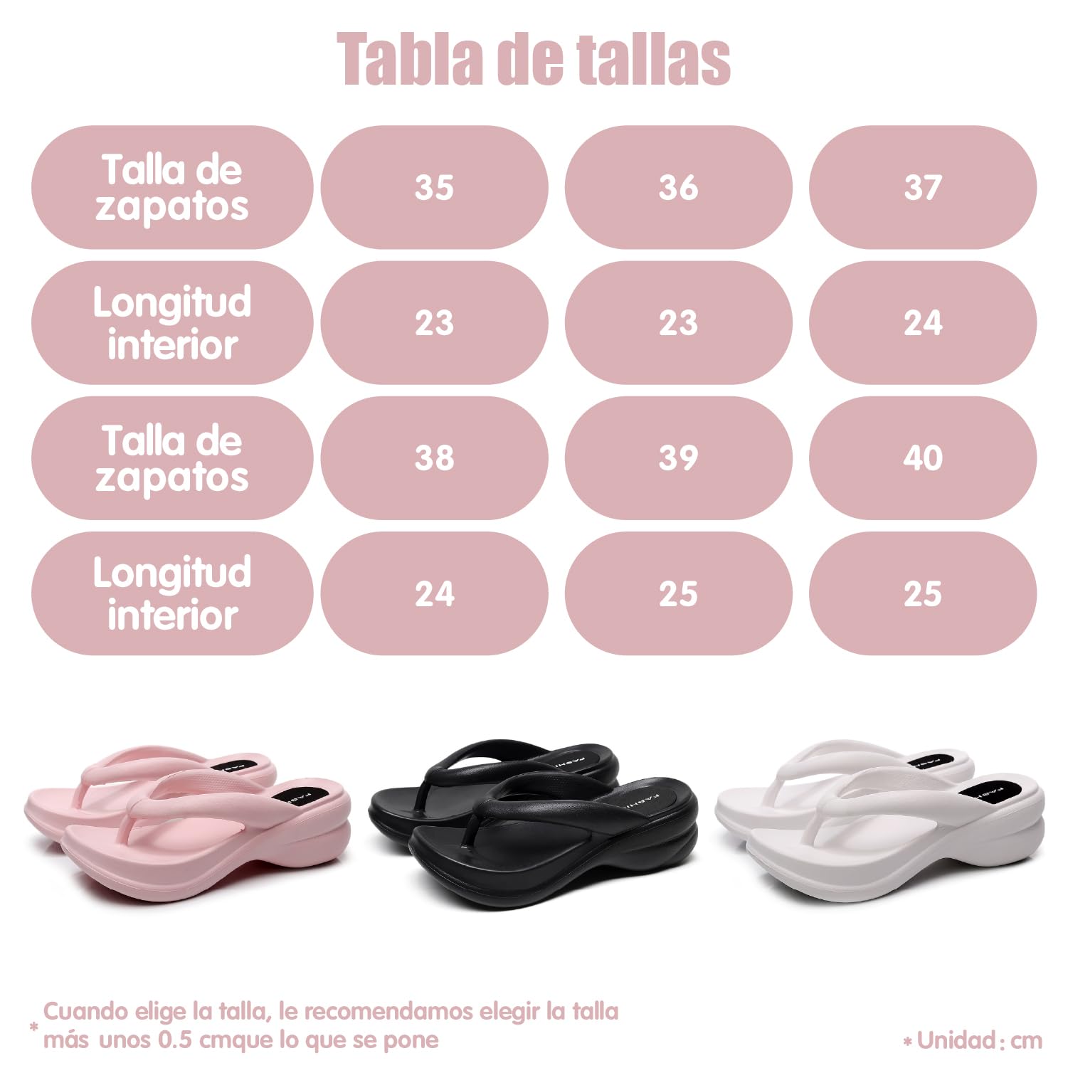 New front Infradito con Fondo Spesso per Nuovi Sandali Estivi da Donna con Tacco a Zeppa con Punta Comoda per la Casa Per Uomini e Donne Casual e Confortevole Semplice ed Elegante