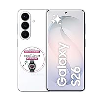 Samsung Galaxy S26 Smartphone AI, 512GB, 3 anni di Garanzia, Processore Avanzato, Assistente Foto, Creative Studio, Camera 50 MP, 4300 mAh, White (Versione italiana)