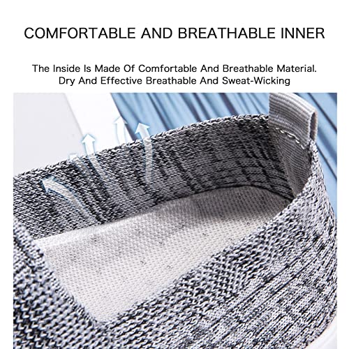 Women's Orthopedic Sneakers, Comfortable Air Cushion Walking Shoes, Slip On Shoes (US 7.5, Red)3