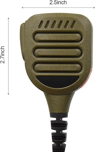 Miniatura 6 de WODASEN Micrófono de altavoz de radio impermeable Walkie Talkie Micrófono de mano para Retevis Ailunce HD1 RT29 RT47 RT47V RT48 RT82 RT83 RT87 NR30