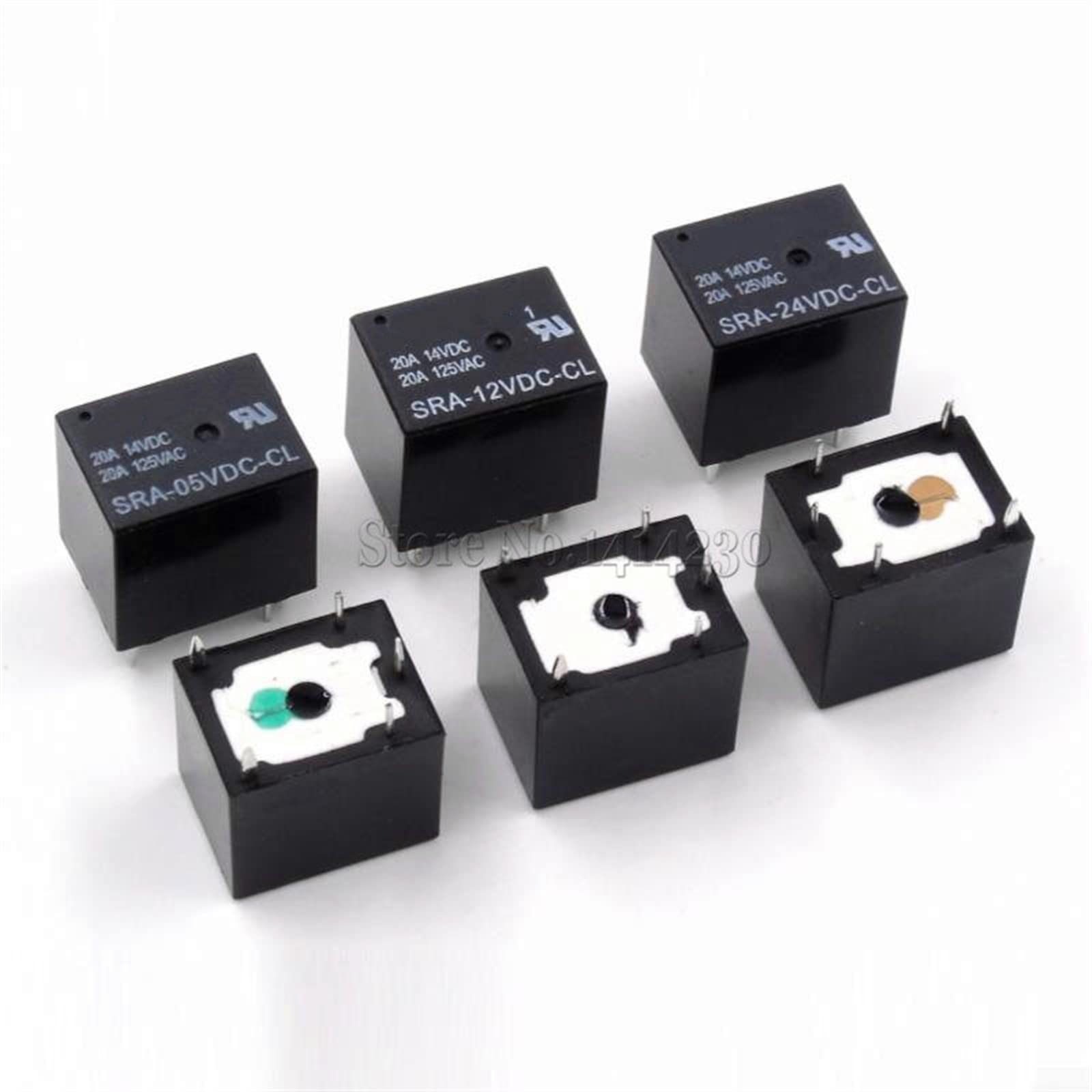 Relais de Puissance CC SRA-05VDC-CL pour réparer les pannes de surchauffe sur circuit PCB 20A
