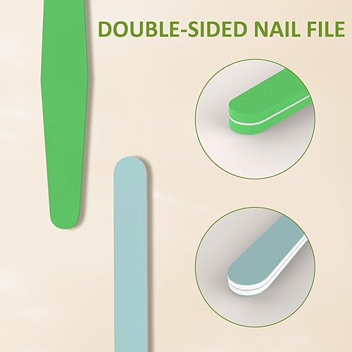 Miniatura 5 de SOFYE - Juego de limas de uñas profesional para manicura y pedicura 15 en 1