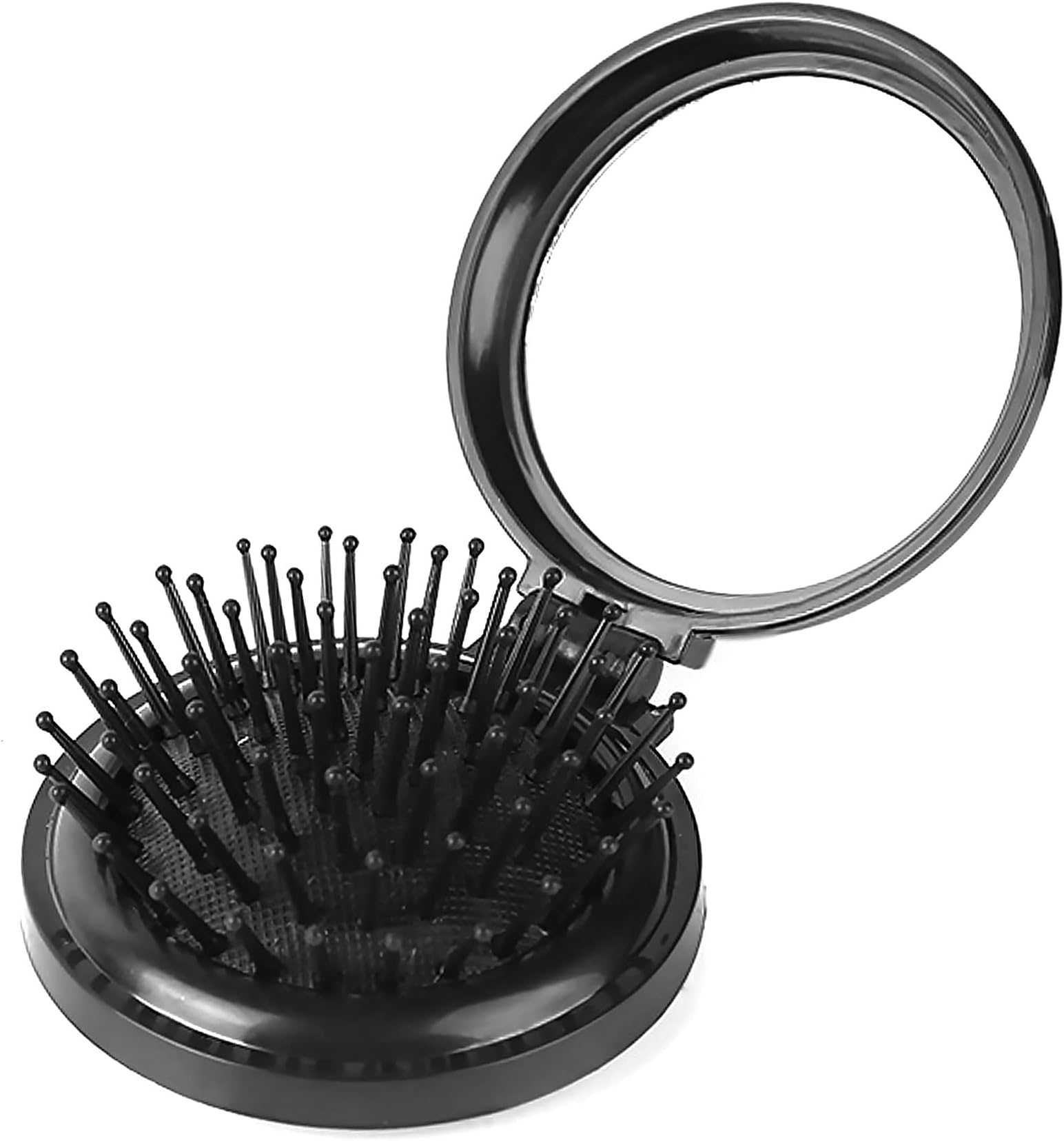 Amazon.com : 1st Choice Folding Hair Brush with Mirror,Round Mini ...