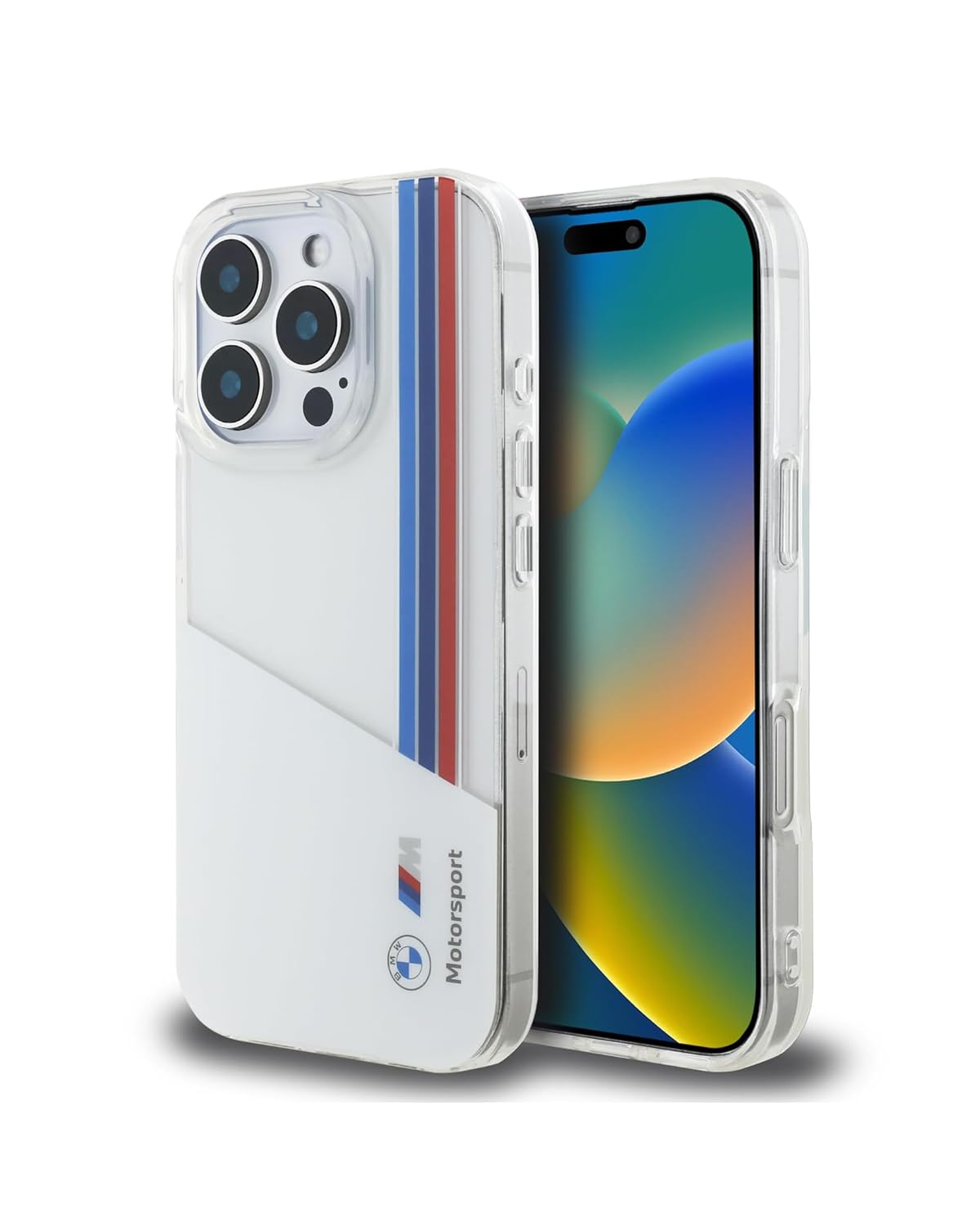 CG MOBILE BMW iPhone 16 Pro Max Case [Official Licensed] Motorsport Collection | IML Printed Case with Vertical Stripes Protective Case/Cover Designed for iPhone 16 Pro Max (2024) - White (B0DFHF1NKJ) Amazon Price History, Amazon Price Tracker