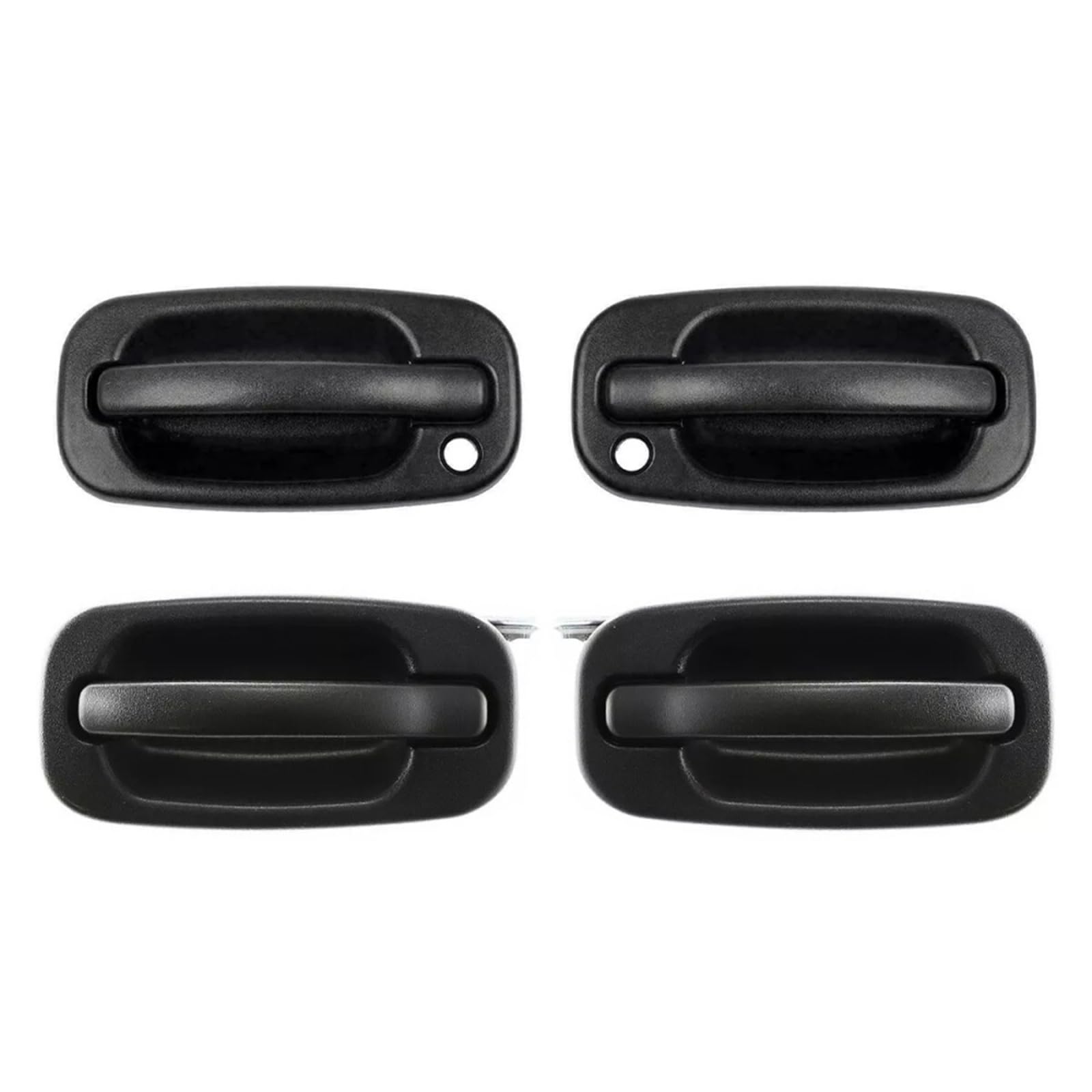 Qjahxkf Replacement Exterior Door Handles Outside Door Handle 15034985 15034986 15721571 15721572 for Chevrolet for Avalanche for Silverado for Suburban for Tahoe 1999-2007 Outer Handle(4 piece)