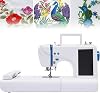 Commercial Computerized Embroidery Machine, Automatic Embroidery Machine for Clothing & Bedding with Large Embroidery Area & LCD Touch Screen, Ideal for Beginners and Home Business