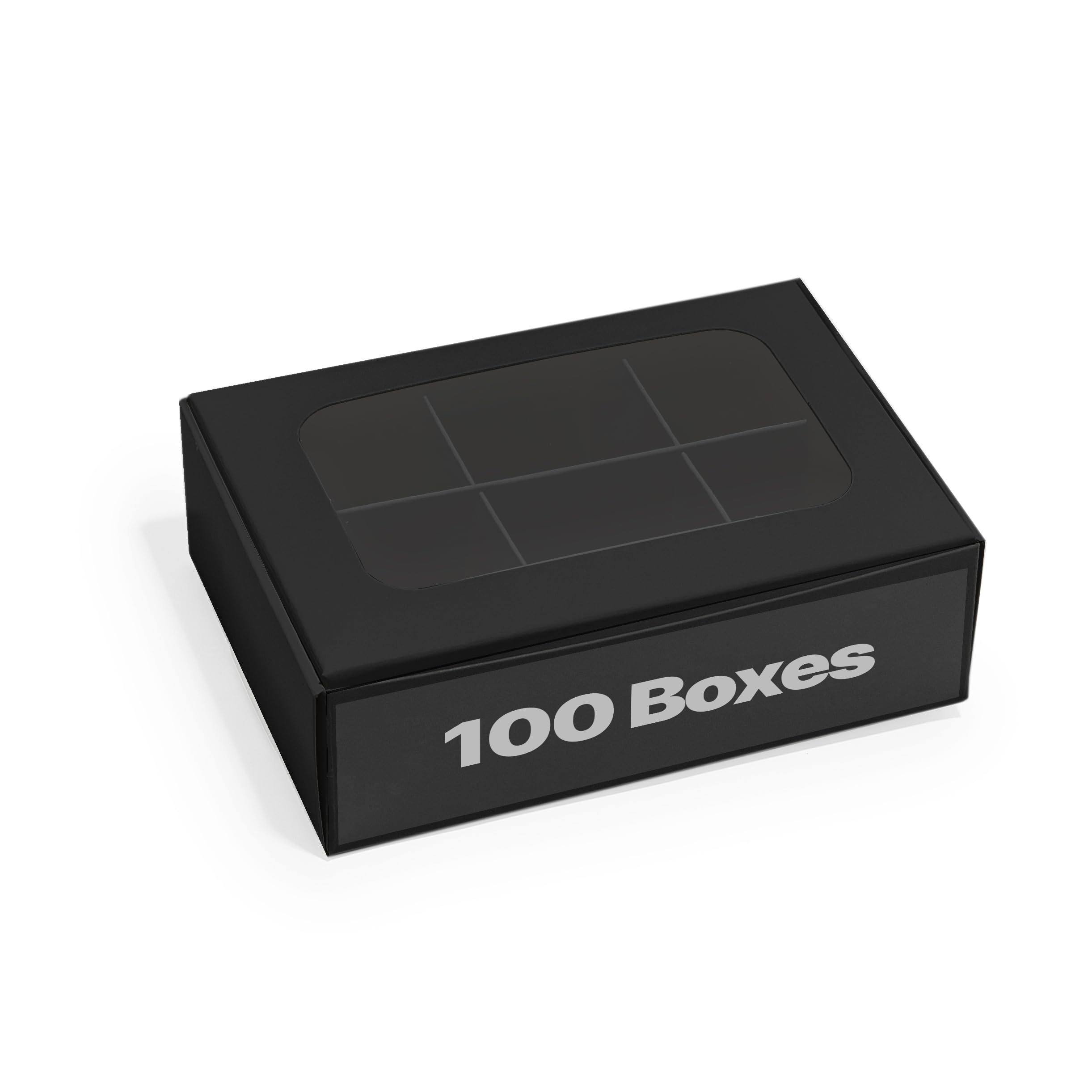 Amazon.com: Mini Truffle Boxes - Black | VERY SMALL for 6 Treats ...