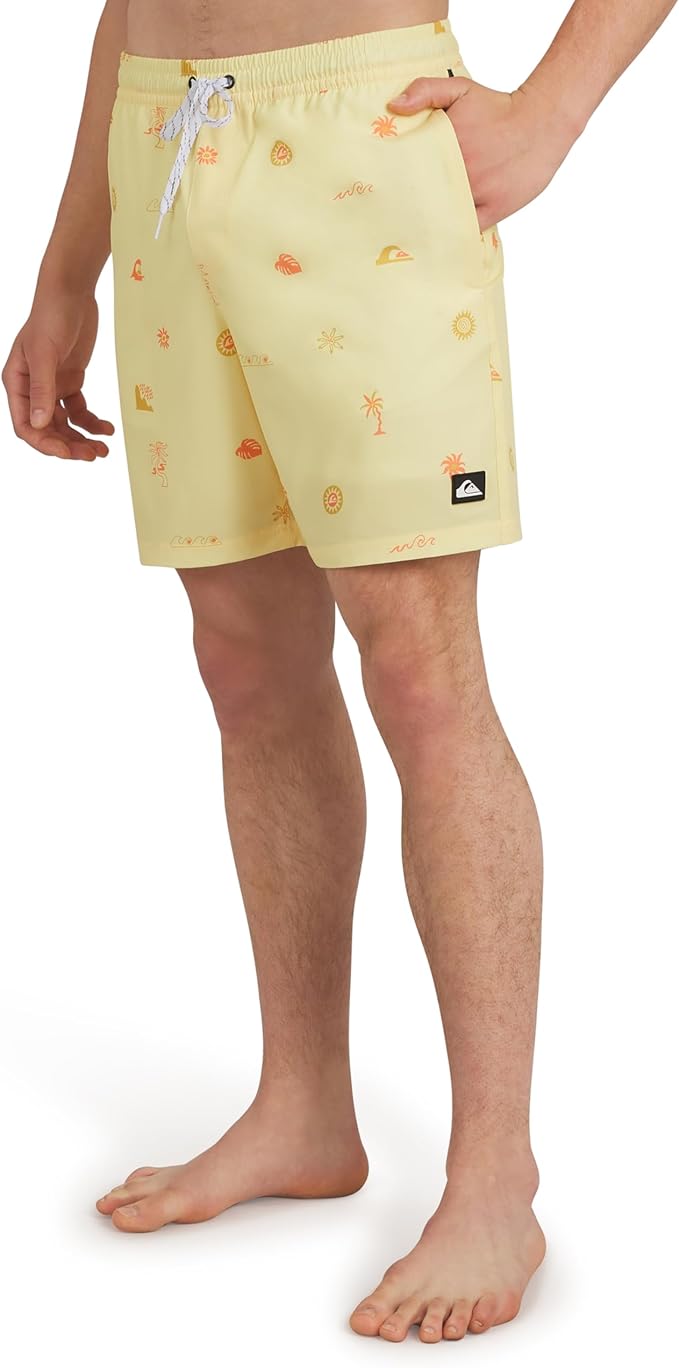 Quiksilver Men's Swimwear Regular Fit Stretch Trunks