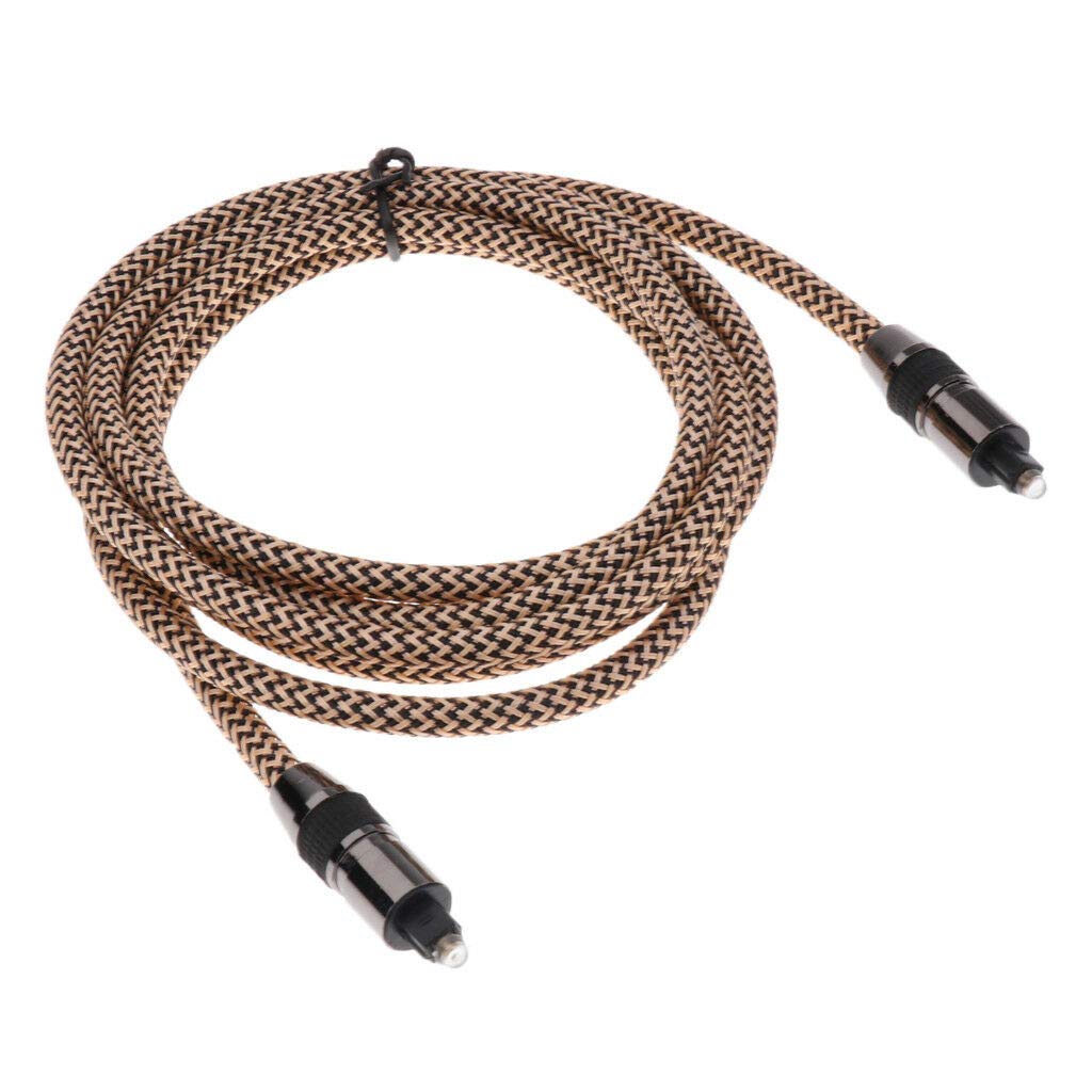 BIG BOOM® 2M Toslink Digital Audio Optical Optic Fiber Cable Lead Cord for DVD HDVD