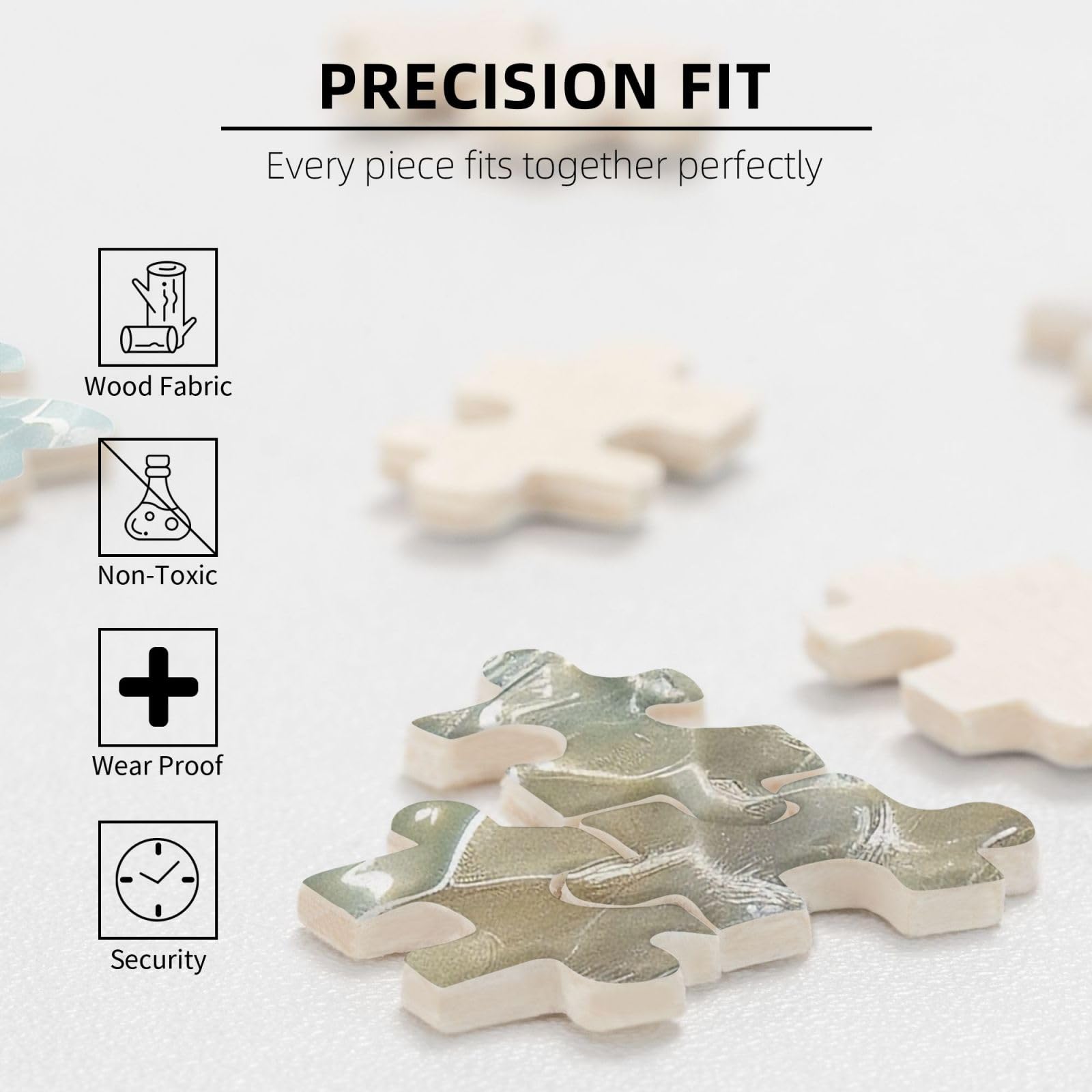 Puzzle da 1000 pezzi stampato con acqua di mare trasparente per adulti, gioco rompicapo per la casa, regalo decorativo per la casa (75 x 50 cm)