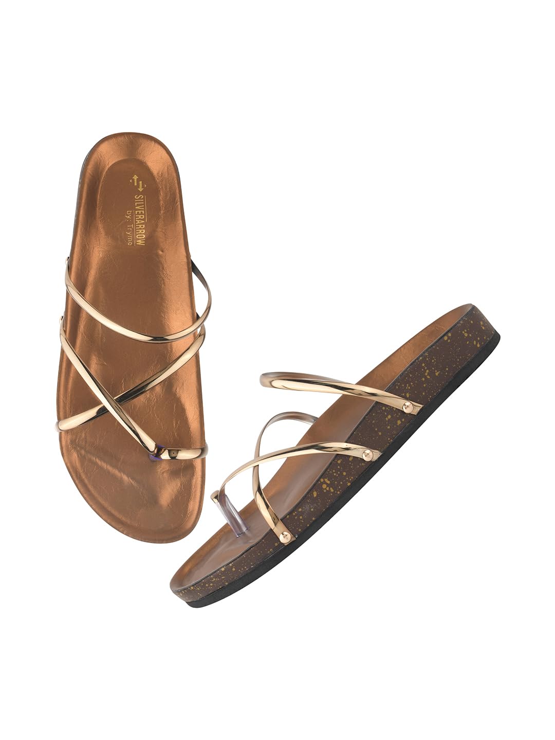 selfiee Comfortable Shiny Slip on Flats Sandals Light Weight Trendy Party flats For Women & Girls-picture-11
