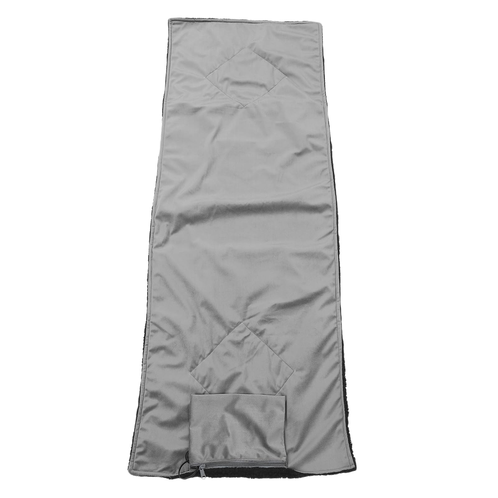 Cuscino riscaldato elettrico in morbido pile di agnello con 3 impostazioni di temperatura, per campeggio, pesca, viaggi, 135 x 48 cm
