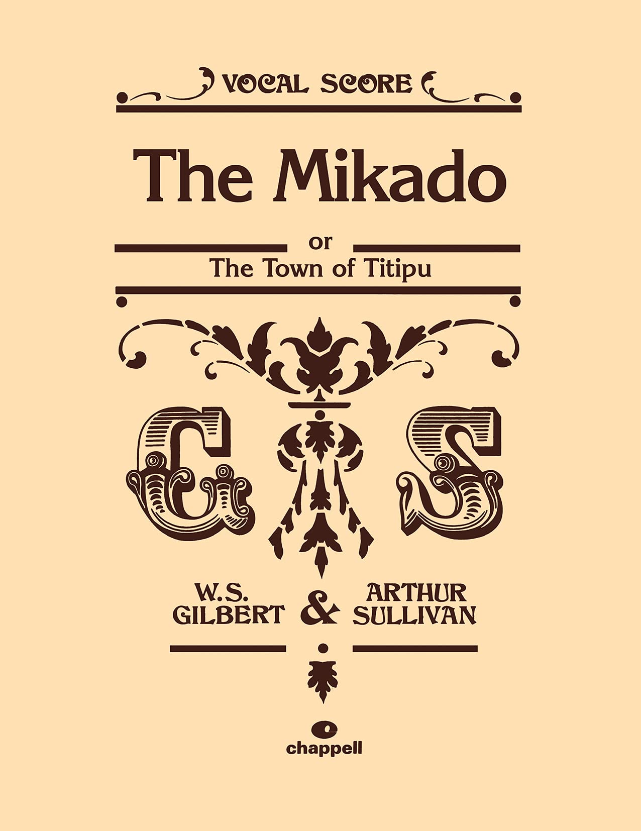The Mikado (Vocal Score) Piano, Voice Piano/Vocal Music Gilbert Faber Music