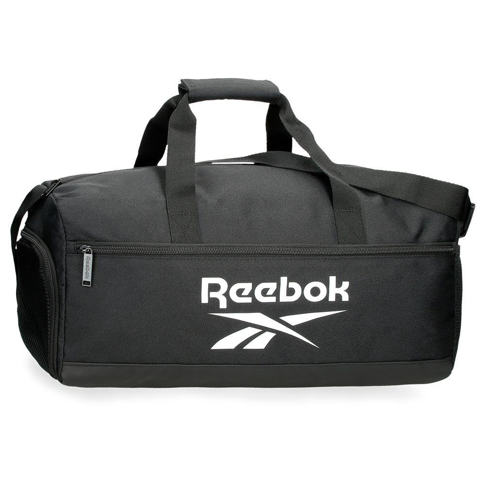Reebok Ashland Travel Bag Black 45x22x22cm Polyester by Joumma Bags