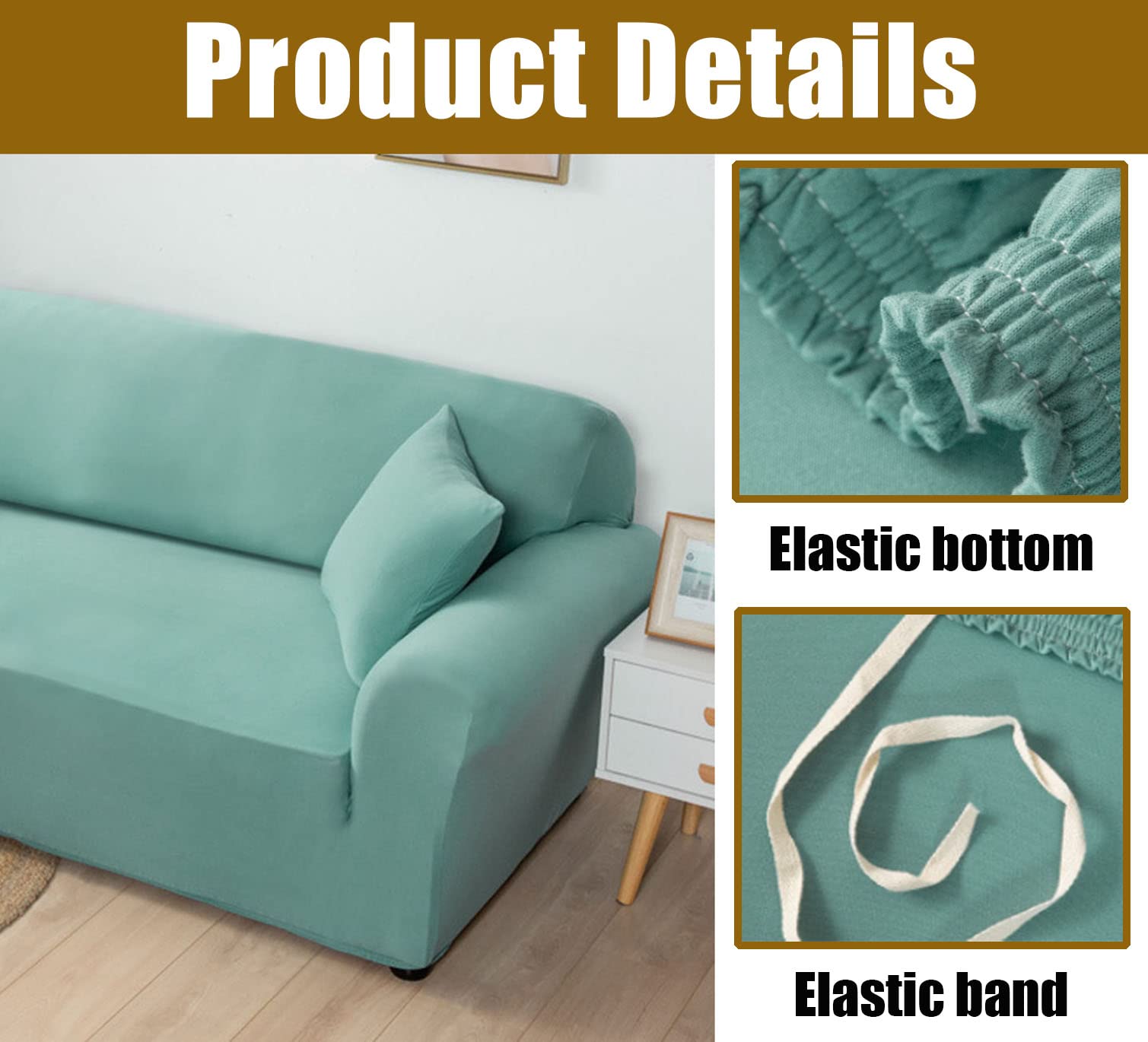 Elastische Sofahoezen, Antislip Bankhoezen Home Decor Zachte Bankhoes