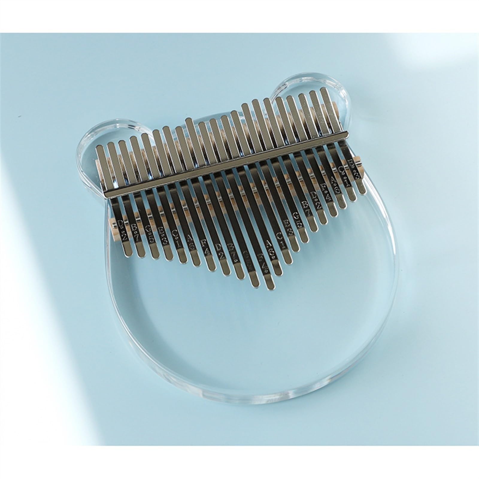 Kalimba Daumenklavier Anfänger Kabarin 21-Ton Fingerklavier Transparentes Instrument
