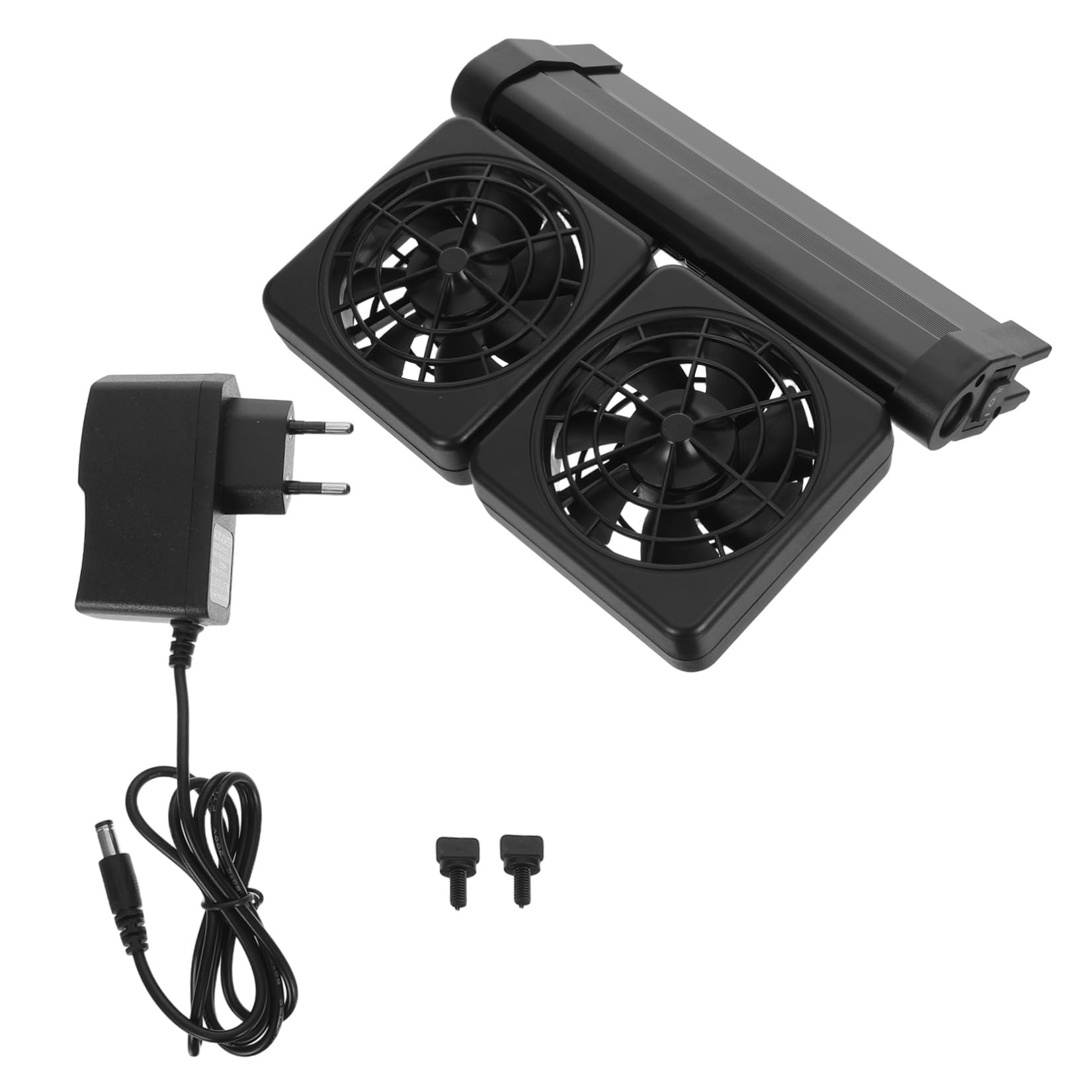Ventilador para Acuario de 2 Cabezales, Silencioso, 2 X 1, 9w, Abs