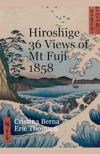 Hiroshige 36 Views of Mt Fuji 1858 : reproduction de qualité musée sur papier d'art texturé