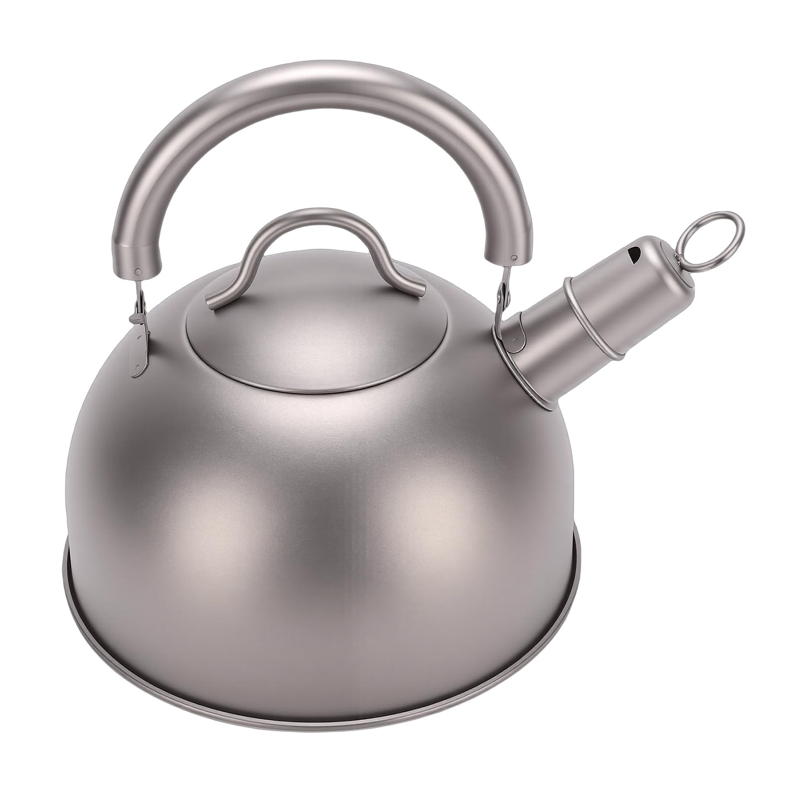 Pssopp Hervidor de Camping de 1,2 L, Teteras de café y té, Agua Hirviendo, Fuego Abierto, café y Tetera para Cocinar Al Aire Libre, Uso de Fogata con Mochila, Hervidor de Camping de 1,2 L, Fogata