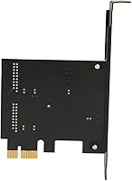 Vista 7 de Zunate Tarjeta PCIe a USB 3.2 GEN1, tarjeta de expansión frontal GEN1 USB3.2 de 5 Gbps, tarjeta de expansión PCI Express, tarjeta vertical