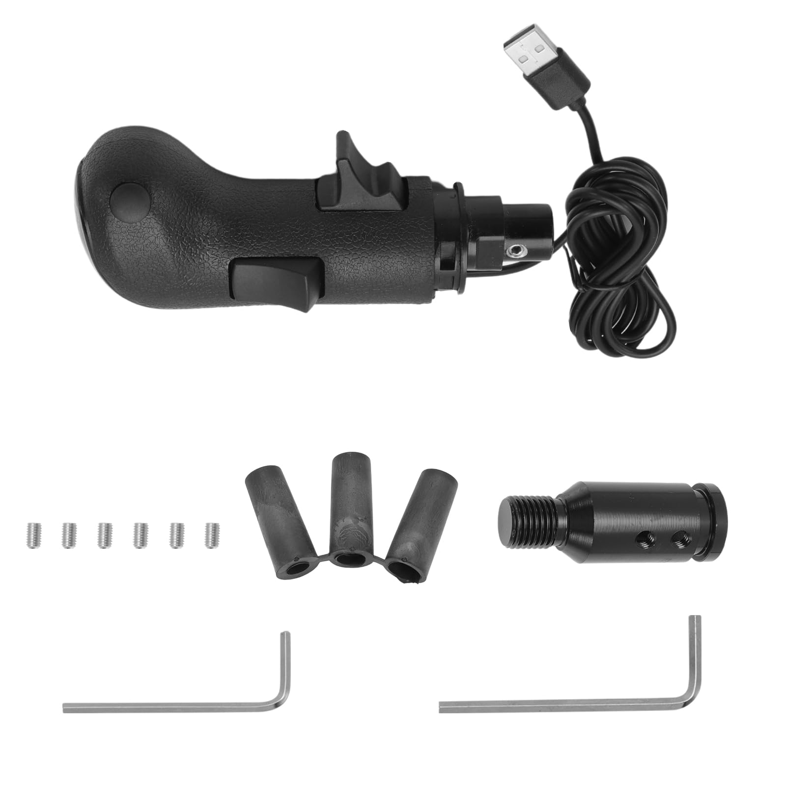 MangWany PC USB Gear Simulator Schaltknauf passend für Logitech G923 G29 G27 G25 TH8A Simracing Racing Shifter
