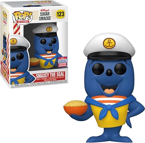 Funko Iconos de anuncios pop Kellogg's Smaxey The Seal FunKon 2021 Exclusivo