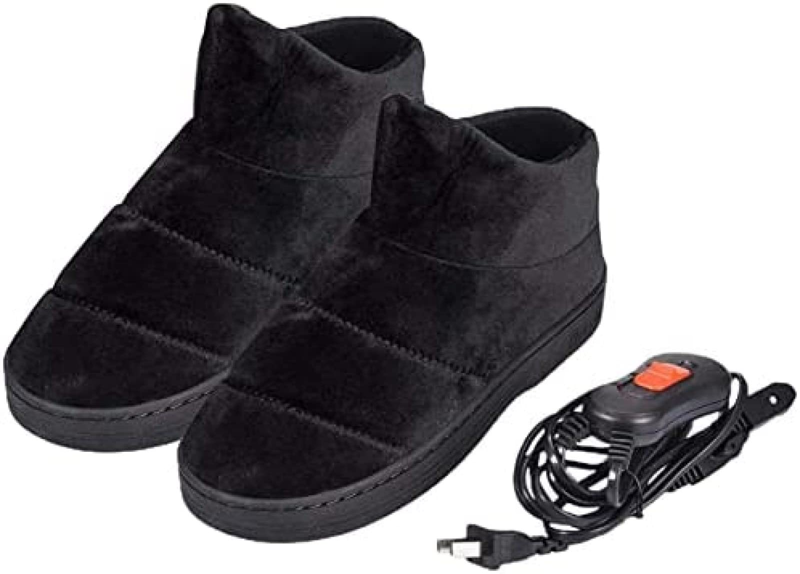 Pantofole riscaldate elettriche Scarpe riscaldate elettriche Scaldapiedi Pantofole riscaldanti invernali in morbido peluche Cuscino per i piedi Stivaletto riscaldante riscaldato
