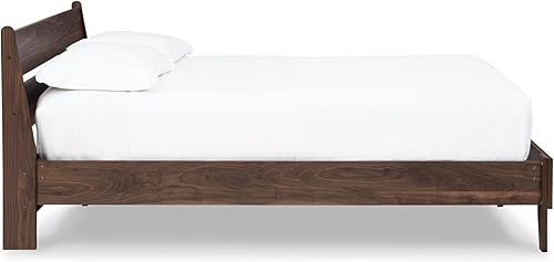 Miniatura 35 de Signature Design by Ashley - Base de cama con plataforma de granja casual Shawburn, tamaño matrimonial, cal desgastada Encalar,Gris (rustic