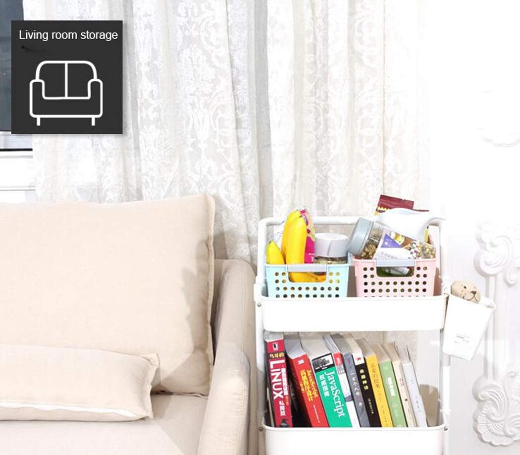 ローリング 収納カート 4段 移動式棚 ユニット バスルームカート